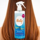 AquaNelly vékonyszálú hajra 2 fázisú spray Alga kivonattal  400ml