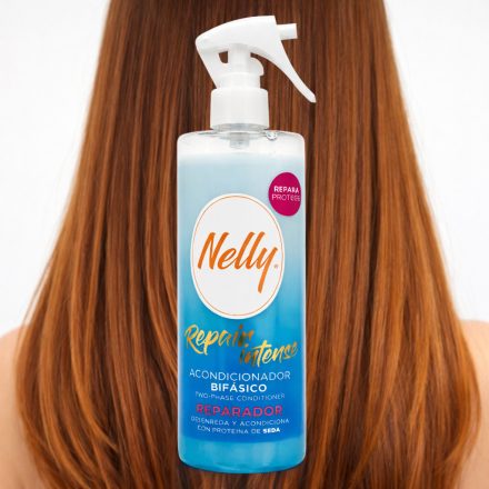 AquaNelly vékonyszálú hajra 2 fázisú spray Alga kivonattal  400ml