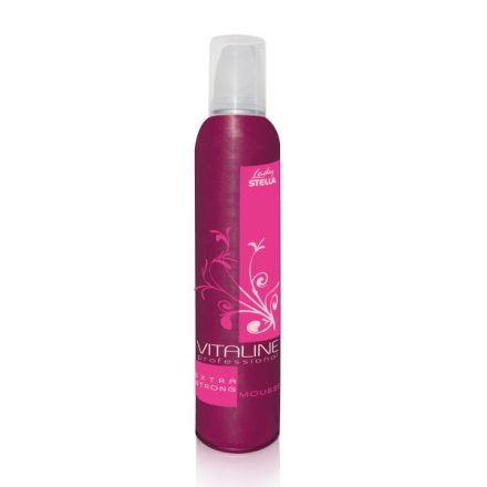 Vitaline Pink Extra Erős Hajformázó Hajhab 300 ml