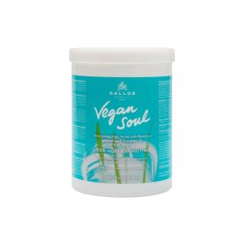   Vegan Soul Dúsító Hajpakolás Bambusz Kivonattal és Kókusz Olajjal Vékonyszálú Hajra 1000ml